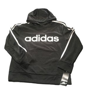 Youth Size 10/12 Boys Adidas Black Hoodie Sweater